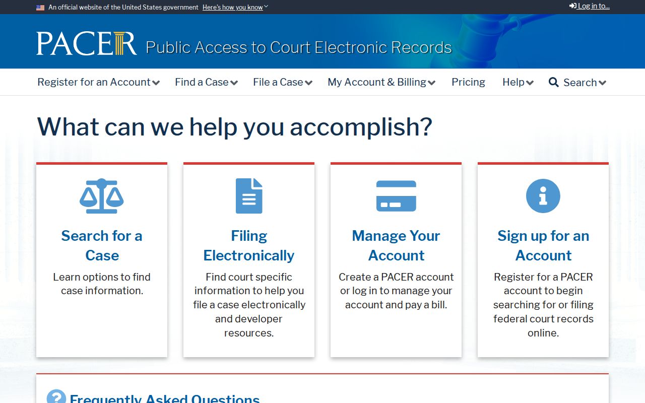 Mercer County criminal history federal PACER access